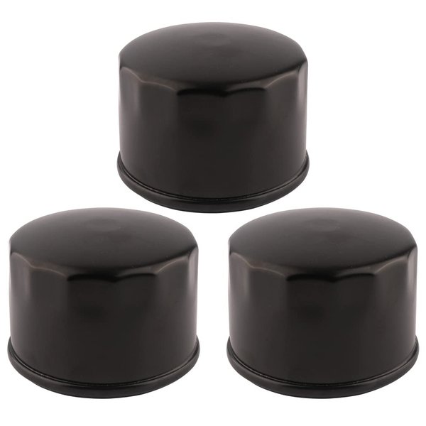 Abroman 3 pack 492932S Oil Filter Fits for Briggs & Stratton 492932 695396 696854 John Deere am125424 GY20577 LG492932S Kawasaki 49065-7007 Kohler 2505001 Tecumseh 36563 Lawn Mower Tractor