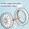 Funmit Pool Cleaner All Purpose Tire Replacement Part Compatible with Polaris 280 360 180 380 C10 C-10 Pack of 3