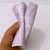 4pieces Two Sides 1.5mm Thickness Brow Practice Skin Silicone Tattoo Practice Skin with Purple Lines for Microblading Nano Brows Ombre Brows