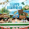 Avezano Gone Fishing Banner Gone Fishing Happy Birthday Backdrop Fishing Theme Background for Kids Men Birthday Party Kids Fishing Party Supplies 70.8 x 43.3 inch
