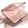 FelinWel Highlight & Contour Makeup Palette - Long-Lasting Matte Shimmer Highlighter Palette and Bronzer Powder for Effortless Blending