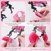 Poen 12 Pcs Pink Basketball Table Centerpieces Basketball Birthday Decorations Basketball Honeycomb Centerpieces Basketball Decorations for Birthday Baby Shower Party Supplies