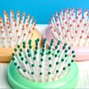24PCS Wet Dry Hair Brush Folding Mini Travel Portable Soft Mirror Brush Wet Small Hair Brush Colorful Hair Combs Set,Plastic Pocket Detangler Hair Combs Children's Day Gift(2 Style)