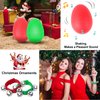 Augshy 24 Packs Christmas Shaker Musical Instruments for Kids, 12 Packs Egg Shaker and 12 Packs Wrist Hand Band Jingle Bells (Red & Green)