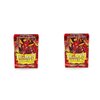 2 Packs Dragon Shield Matte Mini Japanese Crimson 60 ct Card Sleeves Value Bundle! …