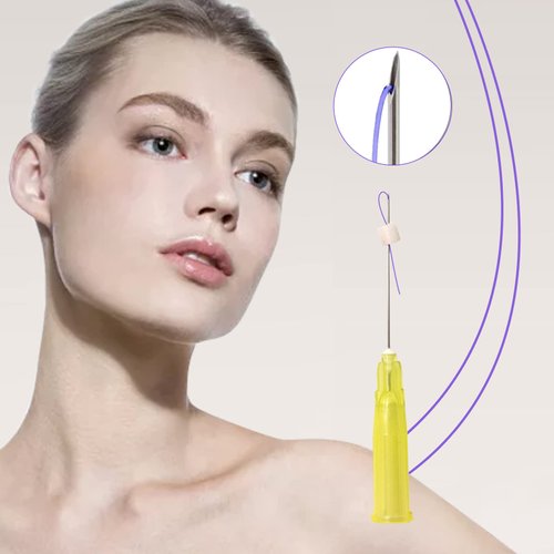 Oldream Pdo Mono Threads,Pdo Threads for Face Lift,Mono Smooth Threads,20Pcs (30G38MM)