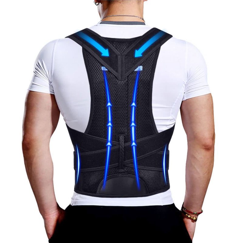 Upgraded Posture Corrector Back Brace for Men and Women, New Version Lumbar Support for Posture I...