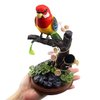 Tipmant Talking Parrots Birds Toys Electronic Animal Pets Office Home Room Decoration Recording Playback Function Kids Birthday Gifts (Single Bird)