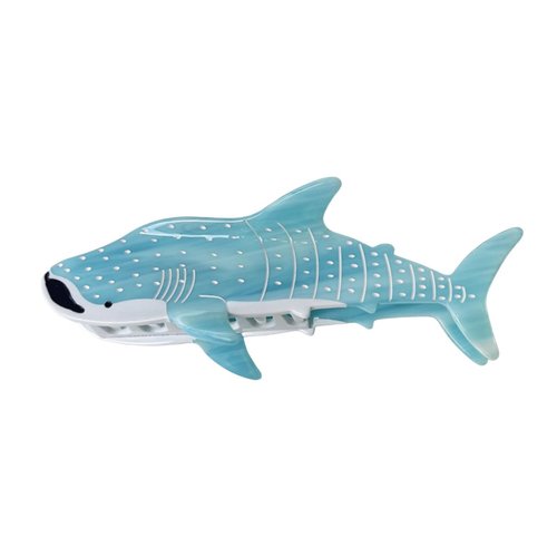 Fantasy Cyan Shark Hair Clip,Acetate Claw Clips,Hair Clips for Women