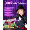 AEROQUEST Magic Kit for Kids, 300+ Magic Tricks Perfect Toy for Boys and Girls, Magic Wand Magician Set with Instruction Manual and Video for Beginners Ages 6 7 8 9 10 11 12 Years Old