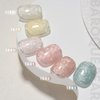 GAOY Pearl Gel Nail Polish Set, 6 Colors Shimmer Mermaid Gel Polish, Pink White Blue Soak Off UV Gel Kit, Baroque Pearl