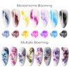 SUPWEE Blooming Gel Nail Polish Marble Nail Polish Gel Watercolor Ink Gel Nail Polish Flower Nail Art Blossom Gel for Spreading Marble Effect Soak Off UV Gel Manicure 8 Colors 7ml(0.25fl oz)