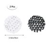 PENKOHOME Mesh Hair Nets for Ballet, Dance, Skating - 2 Pack Bun Covers & Hair Accessories