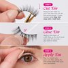 everGREEN Plant Lashes | Lashes Pack | Full Band | Strip Lashes | Natural Wispy Lashes | Fake Eyelashes | Plant-Based Fibres | Flared & Natural Volume (Flutter Multi-Pack)