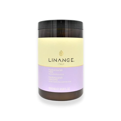 LINANGE Hydranourish Mask - Hydrating & Nourishing Milk, Keratin, and Olive Oil Hair Mask, 1000ml / 33.8 oz.