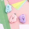 3 Pack Mini Cloud Box Cutter Utility Retractable Art Knives Letter Opener Envelope Slitter, Cloud Shaped Carton Portable Cutter with Key Chain Hole