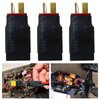 Gxcdizx 3 Pairs T Plug to Big Tamiya Connector Female Male Adapter Wireless Connectors for RC FPV Drone Car Truck Lipo NiMH Battery Charger