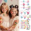 232PCs Mermaid Party Favors Mermaid Slap Bracelet Stampers Bookmark Keychain Ring Hair Ties Sticker Tattoos for Mermaid Goodies Bag Fillers