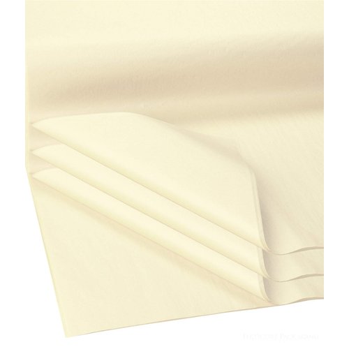 Flexicore Packaging Gift Wrap Tissue Paper | Size: 15 Inch X 20 Inch | Count: 100 Sheets (Ivory)