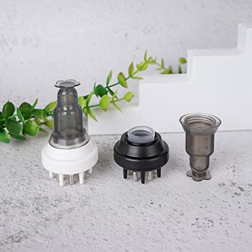 TEONEI Scalp Massager Applicator Comb,Hair Oil Applicator,Root Comb Applicator Bottle,Hair Oil Bottle Dispenser Applicator(White)