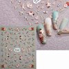 Zoance Embossed Angel Nail Stickers, 5D Stereoscopic Self-Adhesive Flower Baby Nail Art Decals Baroque Nail Art Stickers Nail Art Design, Nail DIY Manicure Decoration for Women Girls