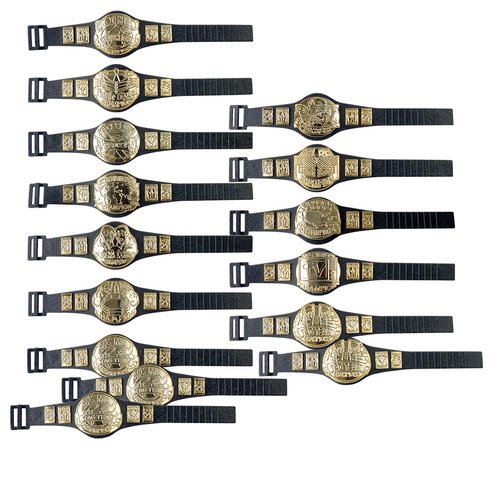 15 Wrestling Figure Championship Belt Mega Deal for Wrestling Action Figures