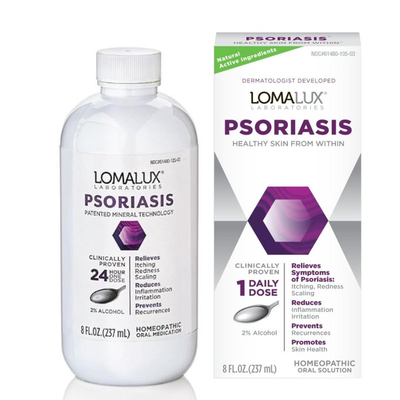 Loma Lux Psoriasis Clinically Proven, Dermatologist Developed Skin Clearing Natural Minerals, 8 F...