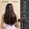 LEBENLANG Ionic Hair Dryer 1875W - Compact, Portable, Lightweight, with Diffuser and Bag for Travel
