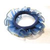 Blue, brown or gray hair tie scrunchie pony tail holder (Primary color: Brown)