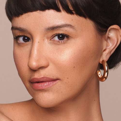 Jouer Powder Highlighter - Highlighter Powder for Face - Luminizer Makeup - Buildable Pigment - Talc, Paraben, Cruelty Free & Vegan - Rose Gold