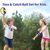 Toss and Catch Ball Set Kids Toys - Lawn Games Beach Games Beach Toys Pool Toys Outdoor Toys for Kids Ages 3 4 5 6 7 8 9 10 Years Old Boy Girl Toys, Playground Sets for Kids/Adults/Family