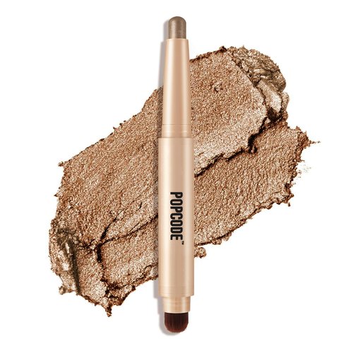 popcode Cream to Powder Waterproof Eyeshadow Stick, Longwear, Easy-to-Apply, Smudge-Proof Shimmer...