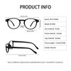 OCCI CHIARI Blue Blocking Computer Glasses Women, Lady Gaming Glasses for Eye Strain