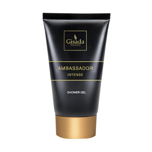 Gisada Hydrating Body Wash for Men, Moisturizing Shower Gel, Liquid Body Soap for Smooth, Hydrated Skin, Ideal for Daily Bath & Shower Routines, 100ml/3.4oz, Ambassador Intense