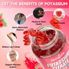 Potassium Citrate Gummies, High Potassium Supplement Gummies 1200mg Support Leg Cramps & Muscle Health, Potassium Gummies for Adults & Kids, Vegan, Raspberry Flavor 60 Count
