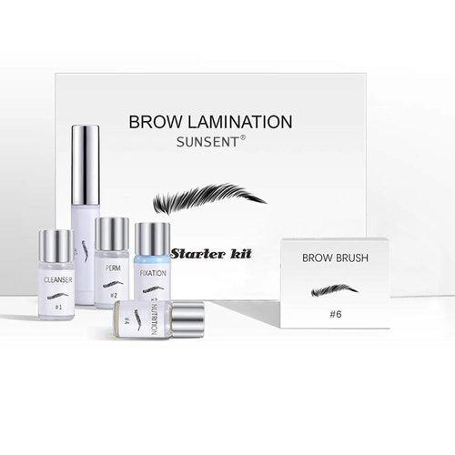Eyebrow Lamination Kit,SUNSENT Brow Lamination Kit,Professional DIY Eyebrows Lift Styling Kit for Fuller and Messy Eyebrows,Lasting 8 Weeks,Suitable for Salon,Home Use