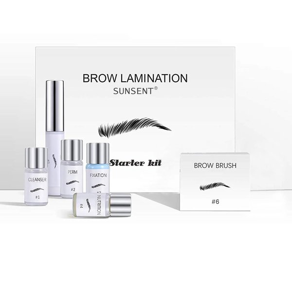 Eyebrow Lamination Kit,SUNSENT Brow Lamination Kit,Professional DIY Eyebrows Lift Styling Kit for Fuller and Messy Eyebrows,Lasting 8 Weeks,Suitable for Salon,Home Use