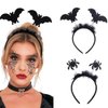 Fashey Halloween Headband Black Bat Hair Band Spider Headbands Cosplay Festival Halloween Hair Accessories for Women and Girls
