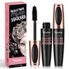 4D Silk Fiber Lash Mascara Waterproof, Luxuriously Longer, Thicker, Voluminous Eyelashes, Long-Lasting, Dramatic Extension, Smudge-proof, Hypoallergenic Formula