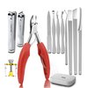 Ingrown Toenail Clipper Pedicure Tools for Feet Thick Nails Toenail Removal Kit Callus Pedicure Knife Nail Cutter
