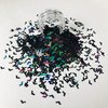 10 Grams/Pack - 5mm Black Bat Shape Sequins Glitter Halloween Festival Rave Beauty Makeup Face Body Nail Art Decoration LB1000