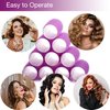 KHEERANA 10 Pack Hair Rollers, 44mm Self Grip, Salon Hair Dressing Curlers, Hair Curlers for women,DIY Hairstyle