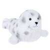 SuzziPals Heatable and Coolable Seal Stuffed Animals，Microwavable Stuffed Animal Heating Pads for Cramps and Pain, Lavender Chubby Seal Plushie for Anxiety Stress Relief, Seal Gifts for Kids Aldults