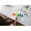 PRANG Washable Watercolor Paint Set, 8 Classic Colors with Brush, 1-Pack (80525)