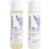 The Honest Company Silicone-Free Conditioner & 2-in-1 Cleansing Shampoo + Body Wash Duo | Gentle for Baby | Naturally Derived | Lavender Calm, 20 fl oz