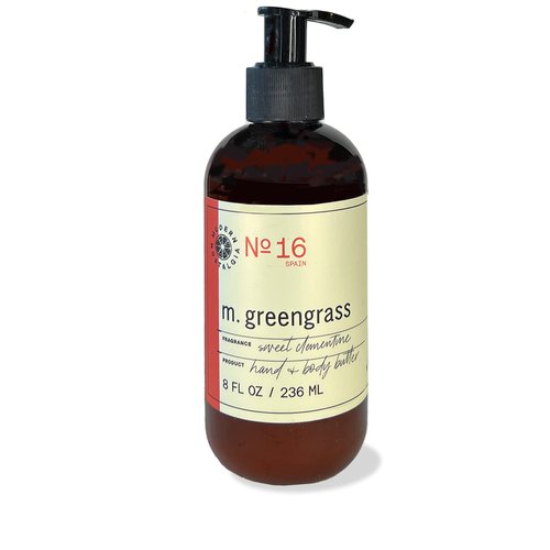 m. greengrass Sweet Clementine 8 oz hand + body butter
