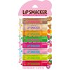 Lip Smacker Original & Best Holiday Flavored Lip Balm Party Pack, Oatmeal Cookie, Vanilla, Mango, Watermelon, Tropical Punch, Cotton Candy, Kiwi, Strawberry, Clear