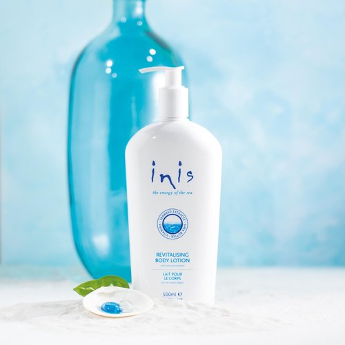 Inis the Energy of the Sea Revitalizing Body Lotion - Body Lotion for Women - Body Lotion for Men - Lotions for Women - Deep Moisturizing Lotion - Antioxidant Rich Vitamin E & B5-16.9 Fluid Ounce