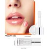 Plumping Lip Glow Oil, Hydrating Tinted Lip Oil Gloss, Transparent Toot Lip Oil, Long Lasting Lip Balm Moisturizing Glow Oil Fresh Texture, Glitter Shine Primer Lip Tint Lip Care Product-#0000