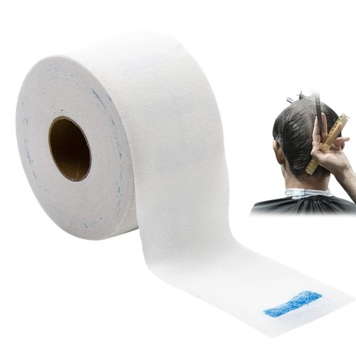Barber Neck Strips for Hair Cutting - 475 Strips (5 Rolls) - Barber Accessories - Barber Neck Strip - Neck Strips Barber Supplies - Neck Paper for Barber (White)
